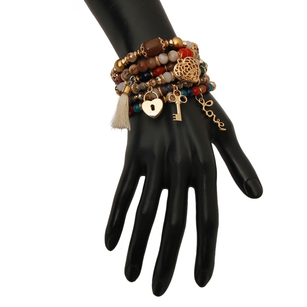 Love Charm Bracelet Set